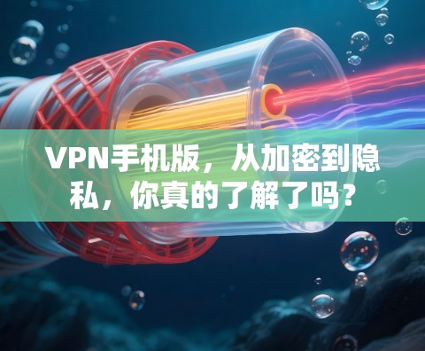 VPN手机版,从加密到隐私,你真的了解了吗? VPN手机版,从加密到隐私,你真的了解了吗?