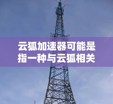 云狐加速器可能是指一种与云狐相关的加速技术或工具，具体含义可能因上下文而异。以下是一些可能的解释和应用