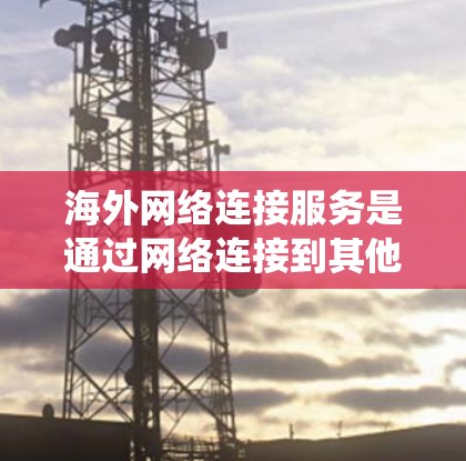 海外网络连接服务是通过网络连接到其他国家的设备或服务的软件，通常涉及多种因素，如时区、网络协议、防火墙设置等。以下是关于这些服务的系统性介绍
