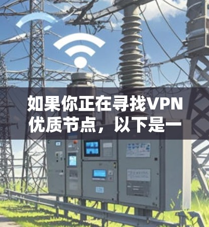 如果你正在寻找VPN优质节点,以下是一些国内和国外的知名VPN平台,供你参考 如果你正在寻找VPN优质节点,以下是一些国内和国外的知名VPN平台,供你参考