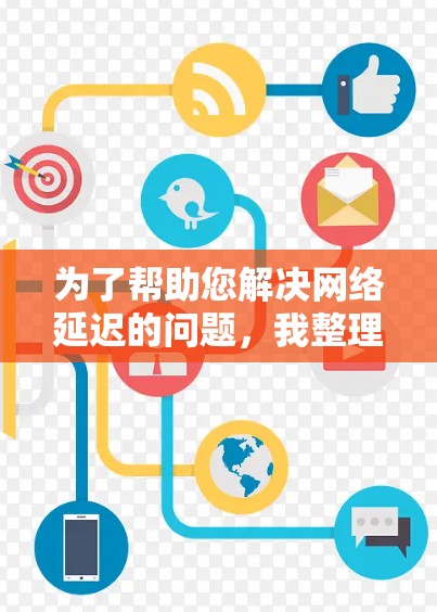 为了帮助您解决网络延迟的问题，我整理了几个推荐的工具，涵盖了网络加速、流量管理、监控和多设备连接等方面