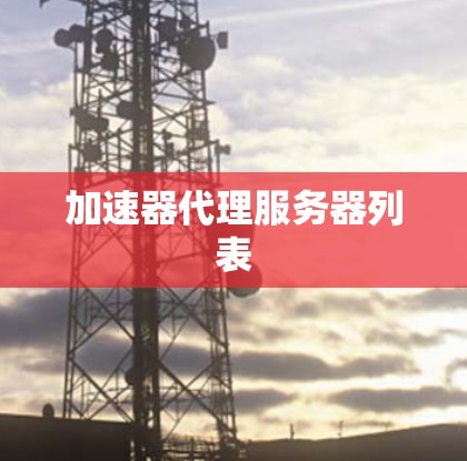 加速器代理服务器列表