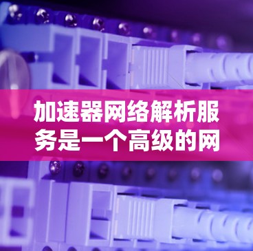 加速器网络解析服务是一个高级的网络工具，旨在优化网络性能。以下是对该服务的详细介绍