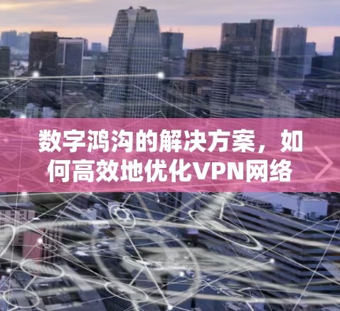 数字鸿沟的解决方案，如何高效地优化VPN网络