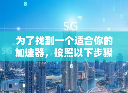 为了找到一个适合你的加速器，按照以下步骤进行