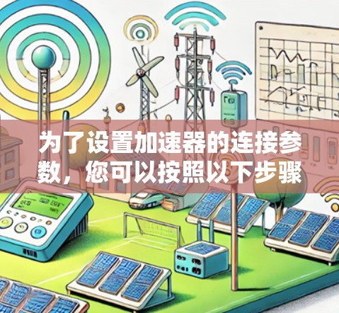 为了设置加速器的连接参数，您可以按照以下步骤操作