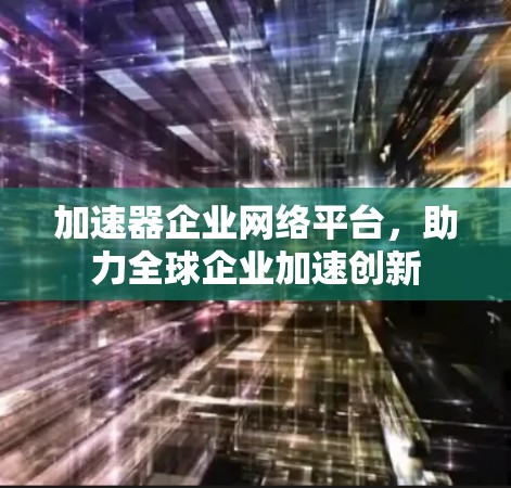 加速器企业网络平台,助力全球企业加速创新 加速器企业网络平台,助力全球企业加速创新
