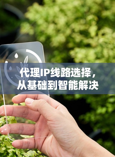 代理IP线路选择，从基础到智能解决方案