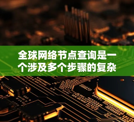 全球网络节点查询是一个涉及多个步骤的复杂过程，旨在找到能够访问全球范围内的网络设备。以下是对这一过程的详细说明