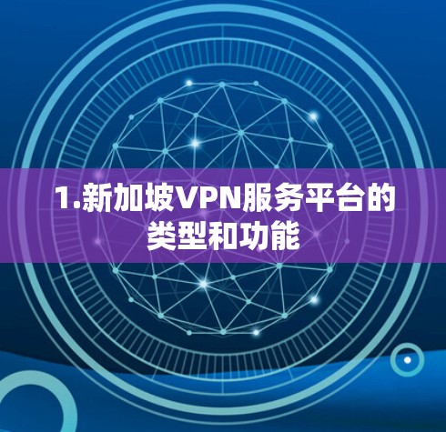 1.新加坡VPN服务平台的类型和功能